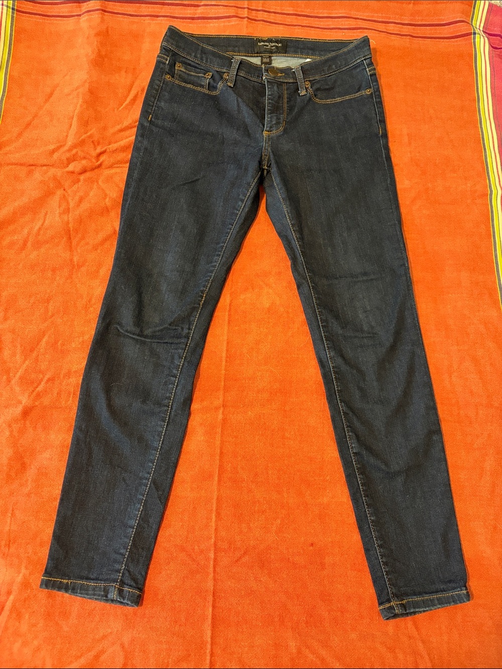 Banana Republic Factory Dark Blue Skinny Jeans